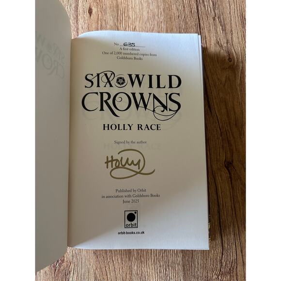 Goldsboro Signed Special Edition Six Wild Crowns By Holly Race - Picture 7 of 7